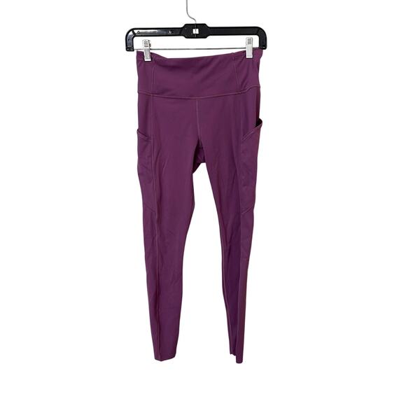 lululemon athletica Pants - Lululemon Fast and Free High-Rise Tight 28" Size 6 W5BXUS Purple